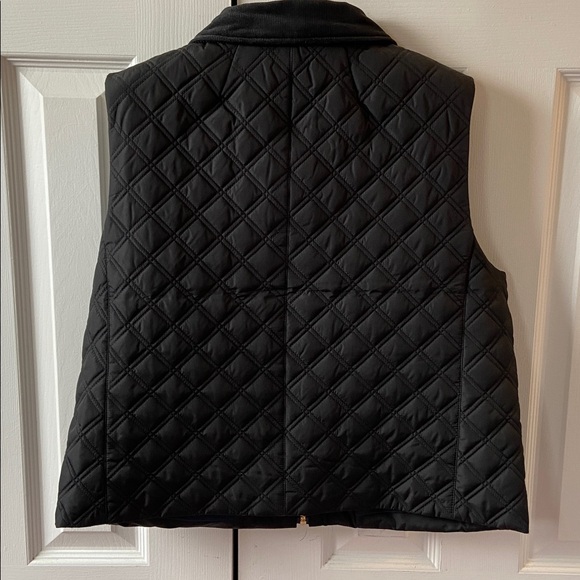 J. Crew Quilted Barn Vest, Black, NWT - Picture 2 of 13